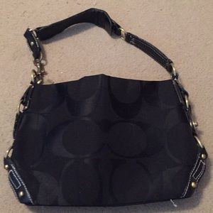 Black coach purse